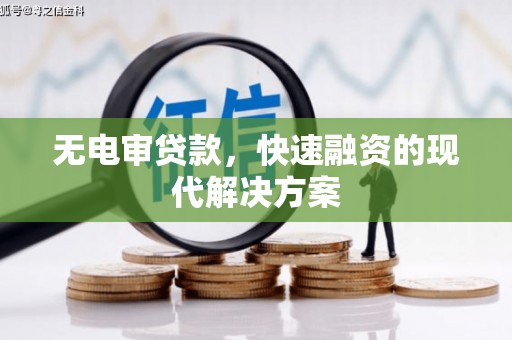 双湖无电审贷款，快速融资的现代解决方案