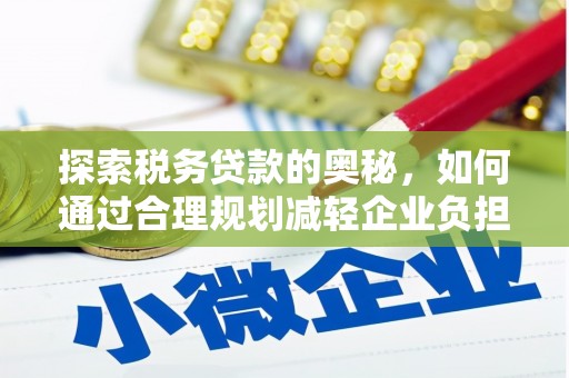 双湖探索税务贷款的奥秘，如何通过合理规划减轻企业负担
