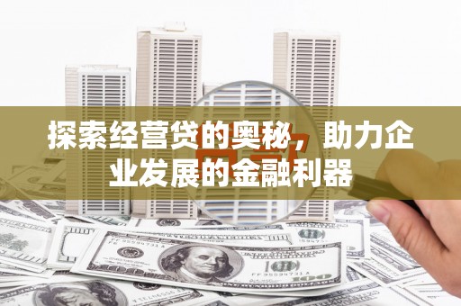 双湖探索经营贷的奥秘，助力企业发展的金融利器