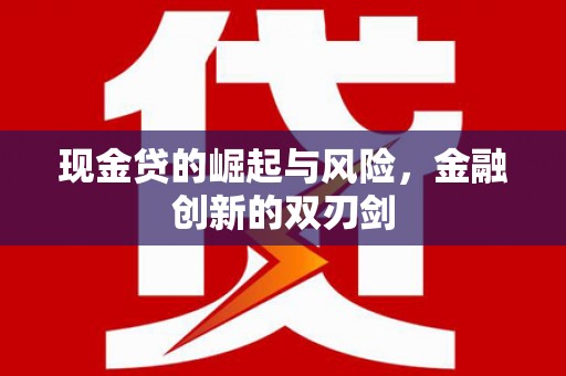 双湖现金贷的崛起与风险，金融创新的双刃剑