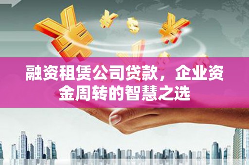双湖融资租赁公司贷款，企业资金周转的智慧之选