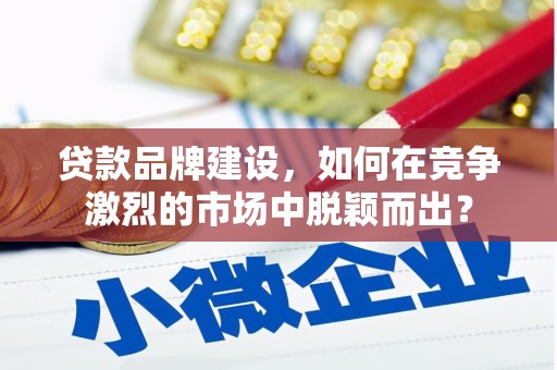 双湖贷款品牌建设，如何在竞争激烈的市场中脱颖而出？