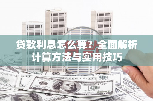 双湖贷款利息怎么算？全面解析计算方法与实用技巧